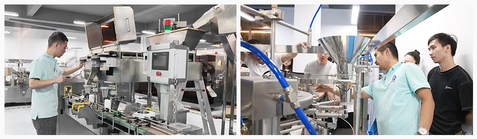 blister card machine commissioning premade pouch packaging machine service