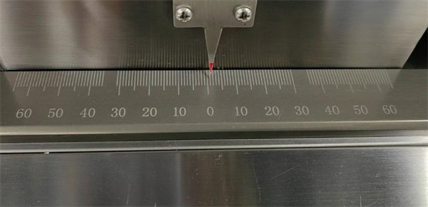 Ruler on Blister packaging machine