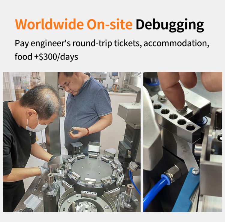 capsule filling machine debugging