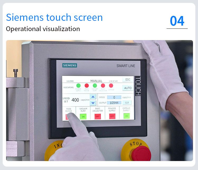 PLC automatic capsule filler