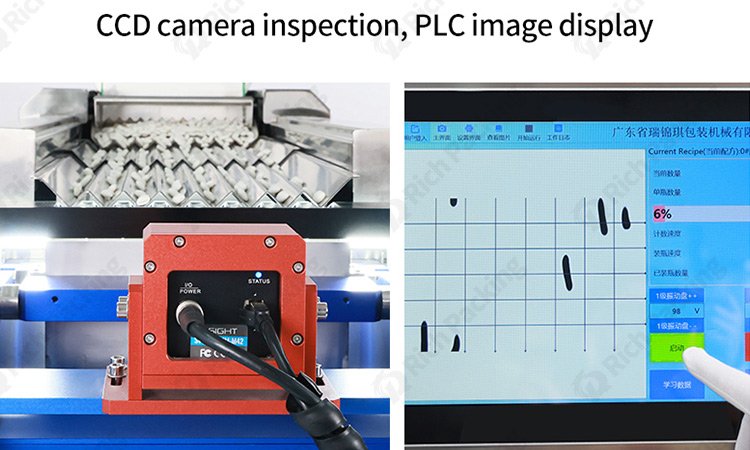 Visual recognition counting machine