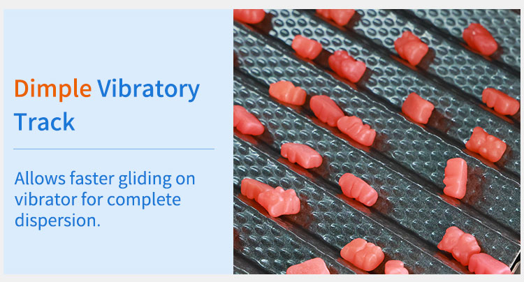 dimple vibratory channel