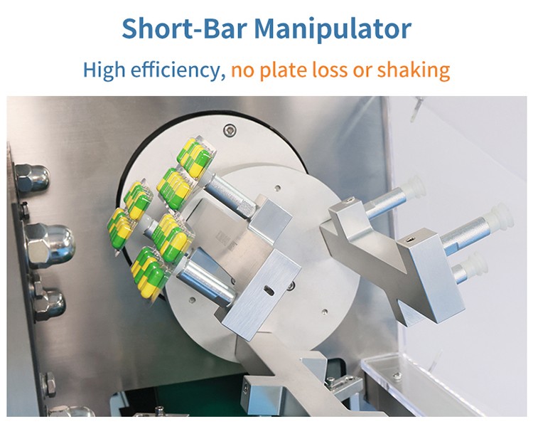 robot in blister machine