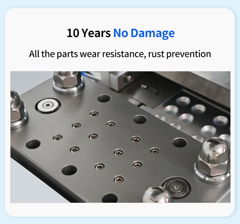 10 Years No Damage All the parts wear resistance, rust prevention