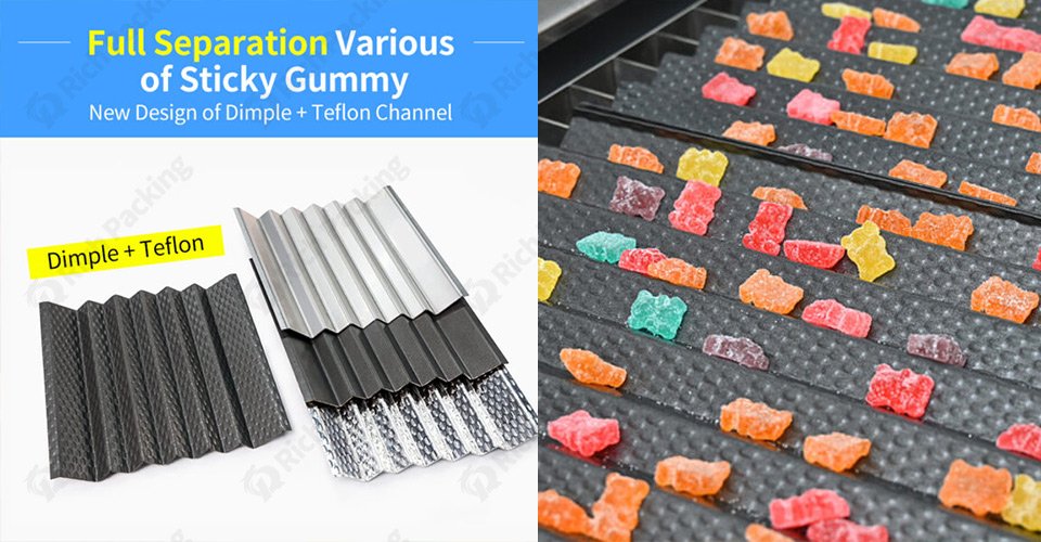 Full Separation Various of Sticky Gummy