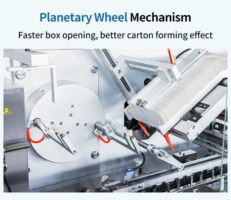 fast carton opening mechanism