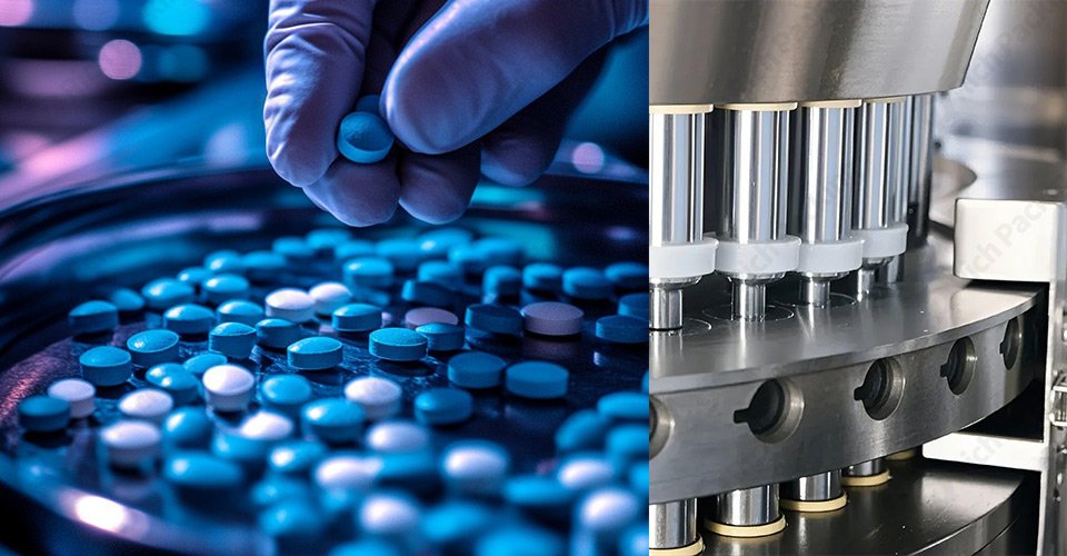 What are the benefits of pressing tablets into solid tablets and why are pharmaceutical tablet presses important?